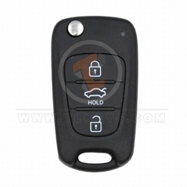 Véritable télécommande à clé rabattable Kia Cadenza 2011 2012 P/N : 95430-3R600 433 MHz boutons 3